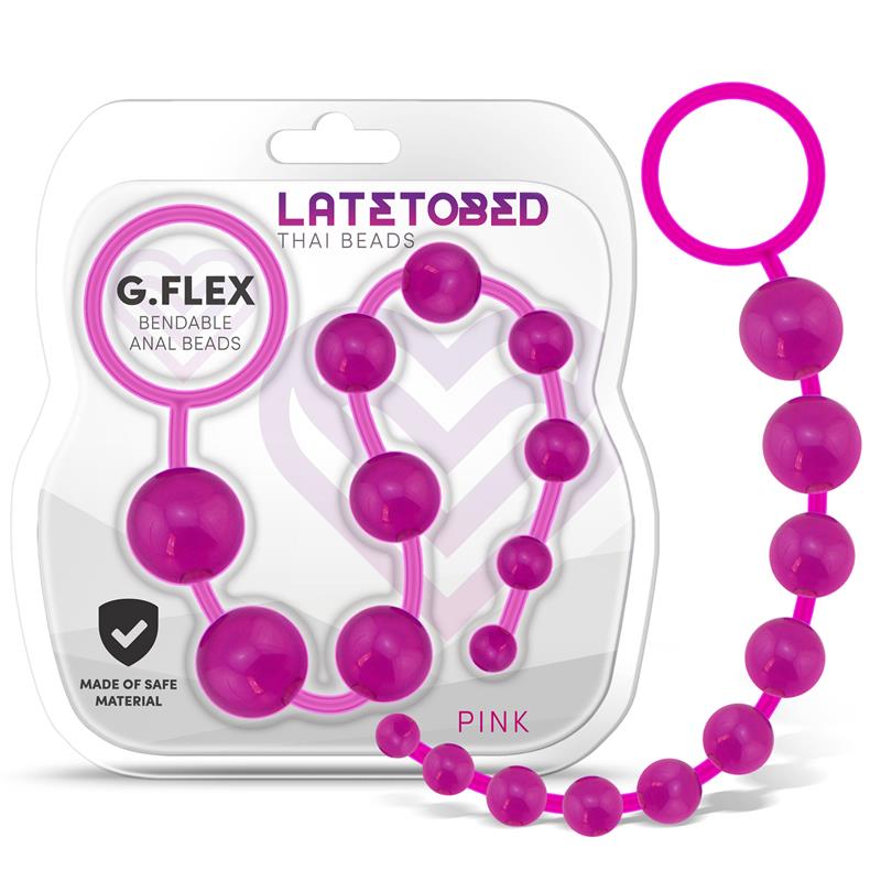 image extraite anal beads flex chapelet anal latetobed pink