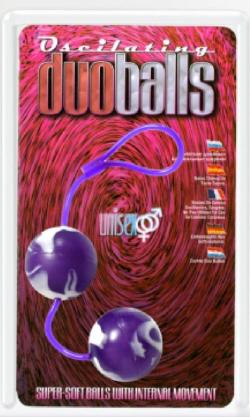 Duo Balls Oscilating Violet