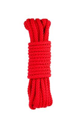 Corde Bondage Rigide - Sweet Caress - 5 m - Red