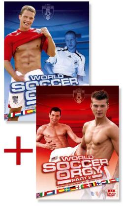 PACK World Soccer Orgy #1 et 2 - DVD Eurocreme