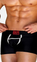 Cliquez pour voir la fiche produit- Boxer BodyFlex Trainer Trunk - Jackadams - Noir/Blanc - Taille S