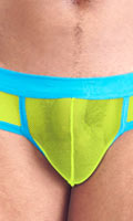 Cliquez pour voir la fiche produit- Slip Trend - SvenJoyment - Citron Vert/Bleu Clair - Taille XL