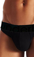 Cliquez pour voir la fiche produit- Thong Large Ceinture - RounderBum - Noir - Taille S