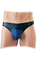 Cliquez pour voir la fiche produit- String Double Couleur SvenJoyment - Bleu/Noir - Taille S