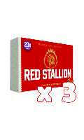 Cliquez pour voir la fiche produit- Pack 3x Red Stallion - Glule x20