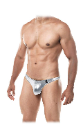 Cliquez pour voir la fiche produit- Thong Classic C4M03 - Cut4Men - Argent - Taille S