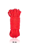 Cliquez pour voir la fiche produit- Corde Bondage - LateToBed BDSM - 10 m - Rouge