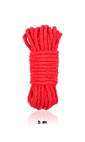 Cliquez pour voir la fiche produit- Corde Bondage - LateToBed BDSM - 5 m - Rouge