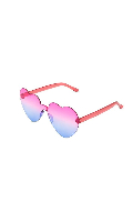 Click to see product infos- Lunettes ''Coeurs'' Rose