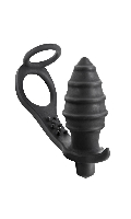 Cliquez pour voir la fiche produit- Plug Anal Vibro + Cockring - Blue Junker <span style=color:red;>[Epuis]</span>