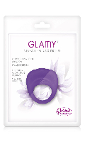 Click to see product infos- Vibrating Silicone Cockring - Glamy - Purple