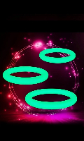 Cliquez pour voir la fiche produit- Set de 3 anneaux silicone Phosphorescents