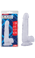 Click to see product infos- Gode Transparent Hi-Rubber - Chisa Novelties - Clear - Size 7.5 Inches