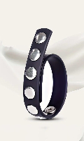 Cliquez pour voir la fiche produit- CockStrap simili cuir 12 Rivets