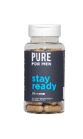 Cliquez pour voir la fiche produit- PURE for Men ''Stay Ready'' Gélules pour rapports intimes propres