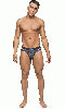 Cliquez pour voir la fiche produit- MiniSlip Bikini Cutout ''Heather Haze'' Male Power - Gris - Taille M