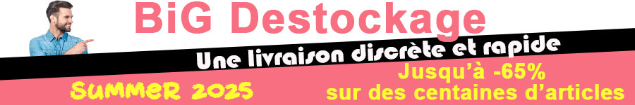Destockage Sextoys Accessoires Gay sexshop AGayN en port gratuit