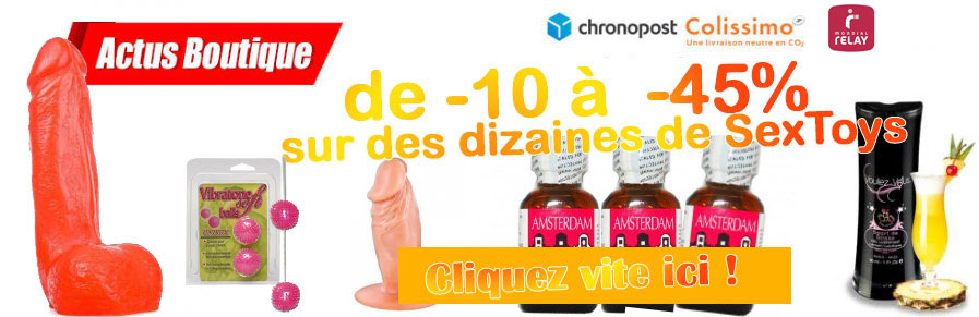 Promotions SexToys Sexshop Gay AGayN.com en port gratuit